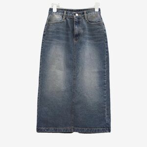 Classic Blue Denim Skirt